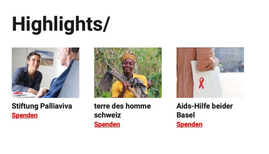 Stiftung Schweiz Newsletter
