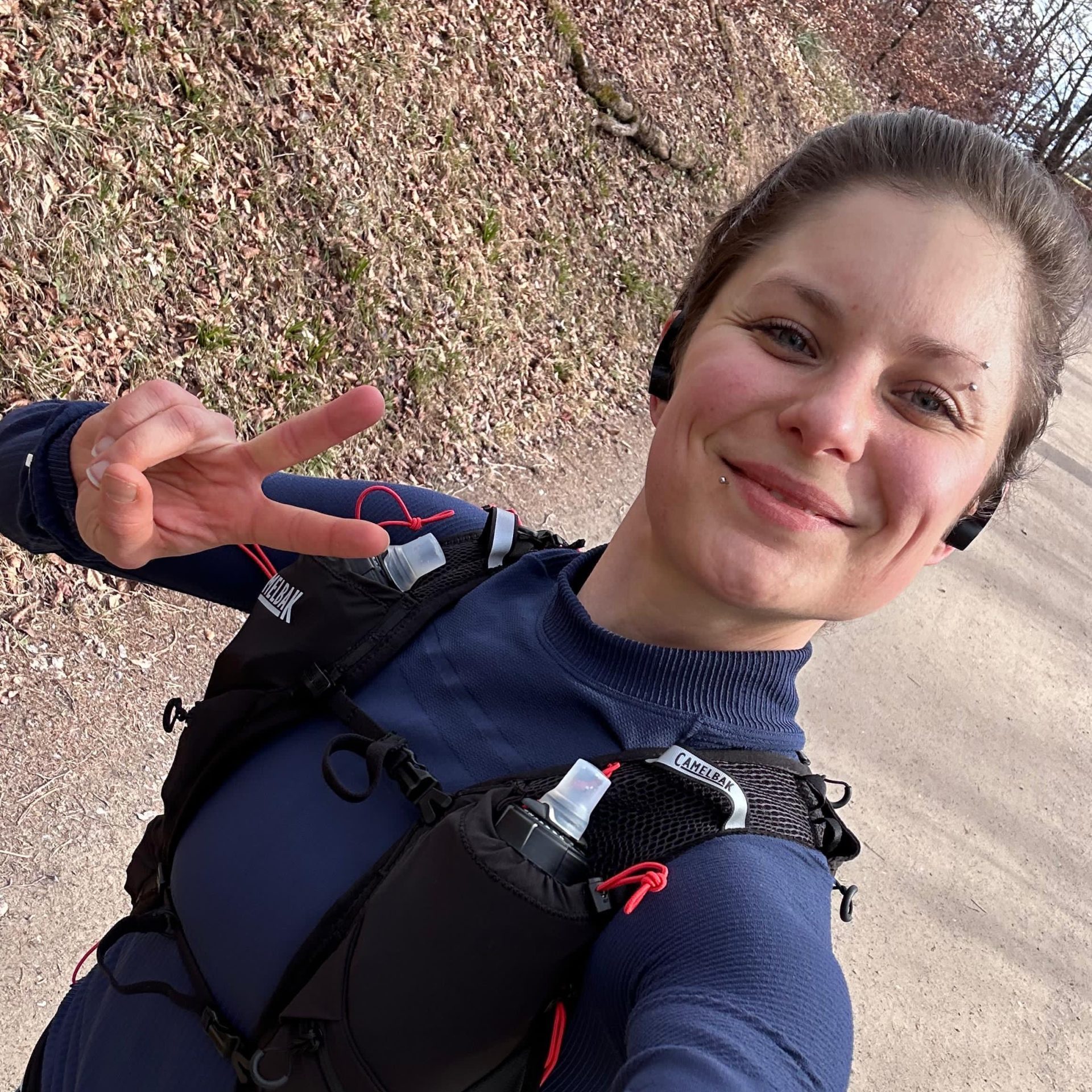 Abschalten beim Sport: Carmen Cereghetti, Palliaviva-Mitarbeiterin, setzt sich gerne Ziele.