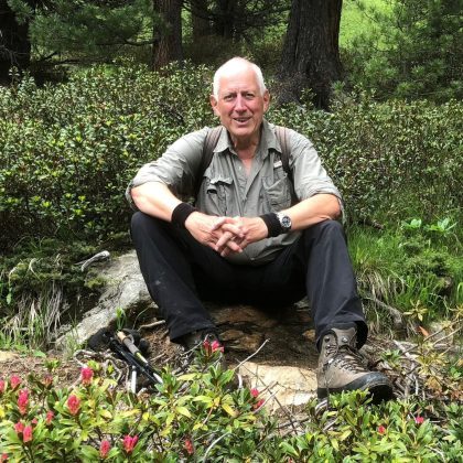 In der Natur fühlt er sich wohl: Willy Baumann fischt und jagt.