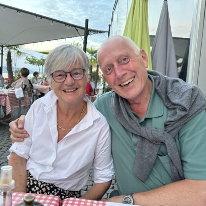 Willy Baumann mit seiner Frau Regula.